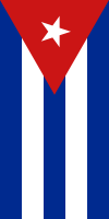 stendardo cuba sinistro bandiera cubana