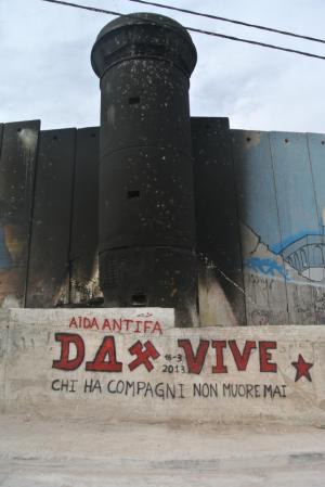 Aida camp antifa Dax vive - Chi ha compagni non muore mai