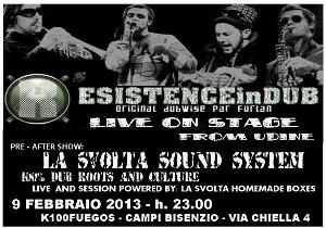 Volantino 9 Febbraio 2013 - Resistence in Dub