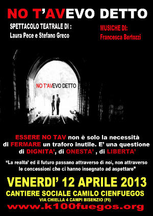 volantino venerd 12 Aprile 2013 no tavevo detto