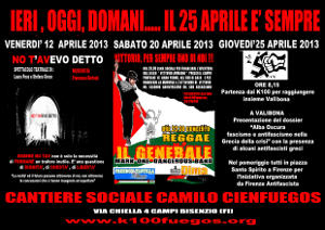 Volantino 25 Aprile 2013