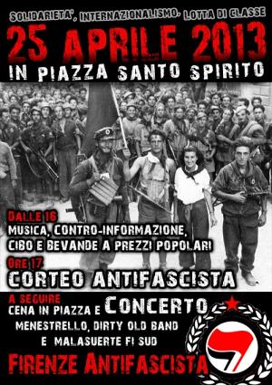 25 Aprile 2013 Piazza Santo Spirito