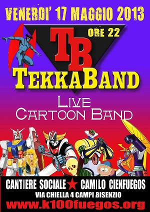 Volantino 17 Maggio 2013 - Live cartoon band