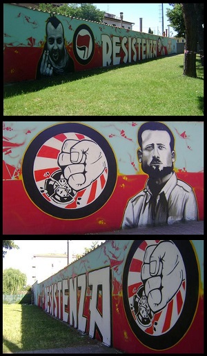 Murales Antifascista Resistenza Dax Lanciotto Parco Iqbal