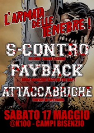 Volantino 17 Maggio 2014 Serata Oi! S-Contro Payback Attaccabrighe