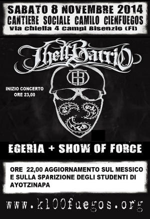 Volantino 8 Novembre 2014 Concerto Hard Core