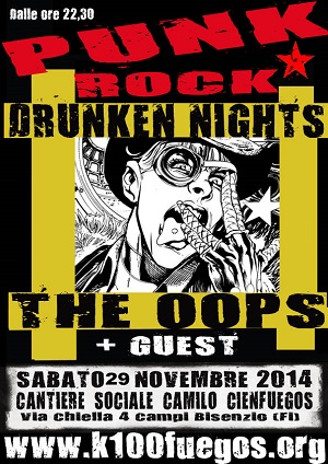 Volantino 29 Novembre 2014 Serata Punk