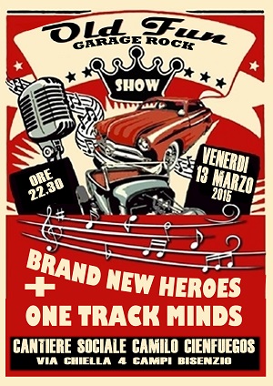 Volantino 13 Marzo 2015 Serata garage rock