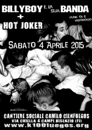 Volantino Sabato 4 Aprile 2015 Serata Punk OI