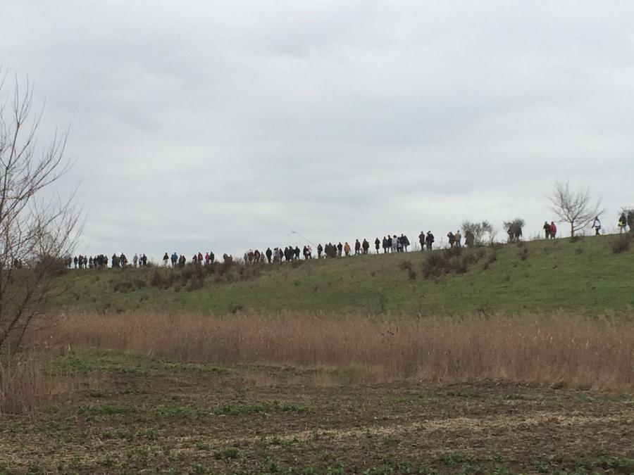 Domenica 21 ⁠Febbraio 2016 Camminata nei terreni Riprendiamoci il territorio