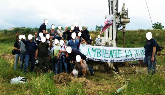 Bloccata ancora una volta trivella sui terreni dell'inceneritore