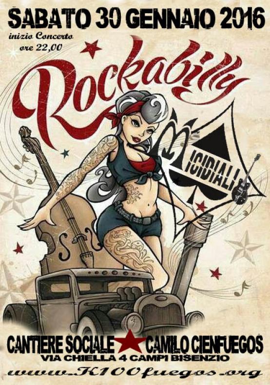 Volantino 30 Gennaio 2016 Serata rockabilly