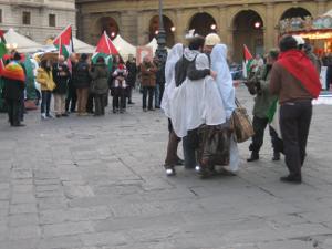 Firenze per Gaza presidio 14 Gennaio 2012