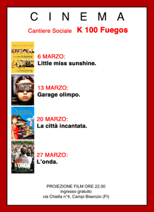 locandina cinema Marzo 2010