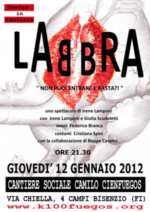 volantino gioved 12 Gennaio 2012