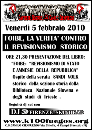 volantino 5 Febbraio 2010