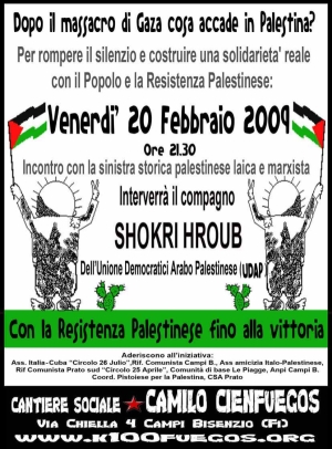 volantino 20 febbraio 2009