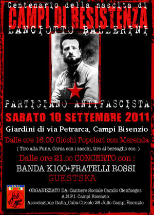 Campi di Resistenza - Centenario della nascita di Lanciotto Ballerini