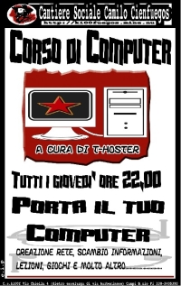 volantino corso computer