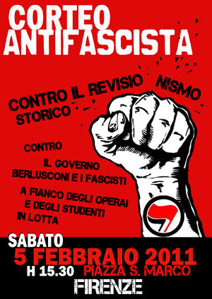 Firenze Antifascista Sabato 5 Gennaio 2011