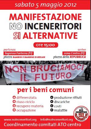 Sabato 5 Maggio 2012 - Manifestazione No inceneritore