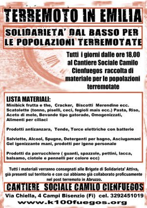 Terremoto in Emilia